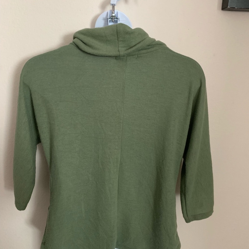 Copper Key Green Girls Turtle Neck Sweater - Picture 3 of 4